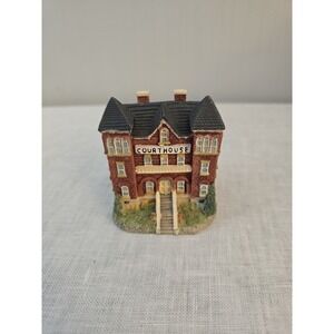 The Americana Collection 1993 Liberty Falls Courthouse AH39 Porcelain House 3"